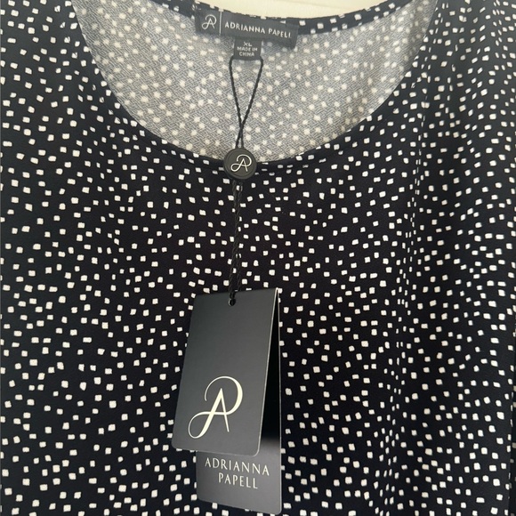 💥Adrianna Papell Polka Dot Top - Picture 4 of 9